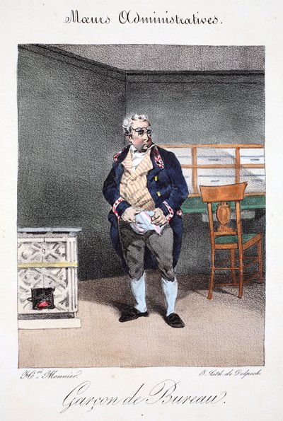 Garçon de bureau, illustrazione da 